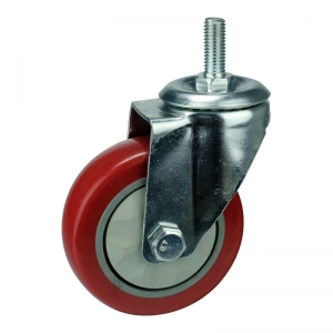 threaded stem caster 5 inch wheels with bearings High Quality Industrial Wheels