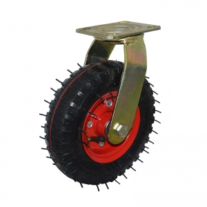 pneumatic swivel caster wheel