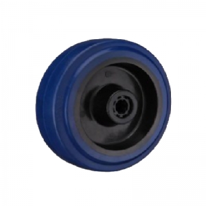 3 4 5 blue elastic rubber single wheels