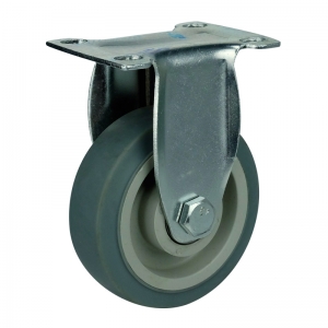 gray TPR rigid caster wheel