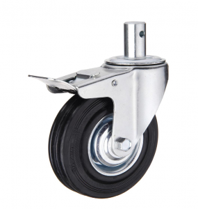 Stem Swivel Caster Wheels With Brake