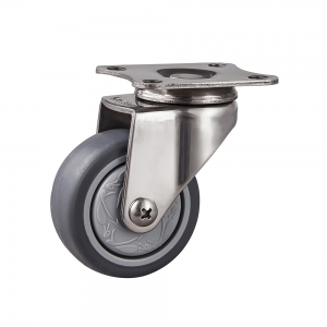 Stainless steel tpr swivel caster wheels
