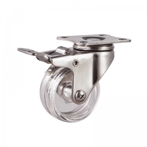 Stainless steel pc swivel caster
