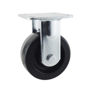 Heat resistant fixed caster wheels