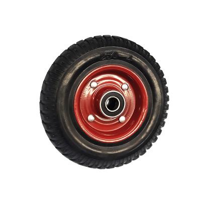 Black rubber wheels