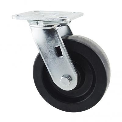 black PP swivel caster wheel heavy duty