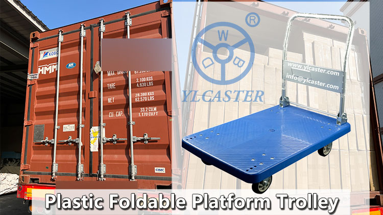 Volle Container mit Plattformwagen werden nach Katar verschifft